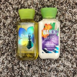 SUMMER TRAVEL SIZE BATH AND BODY WORKS BUNDLE!